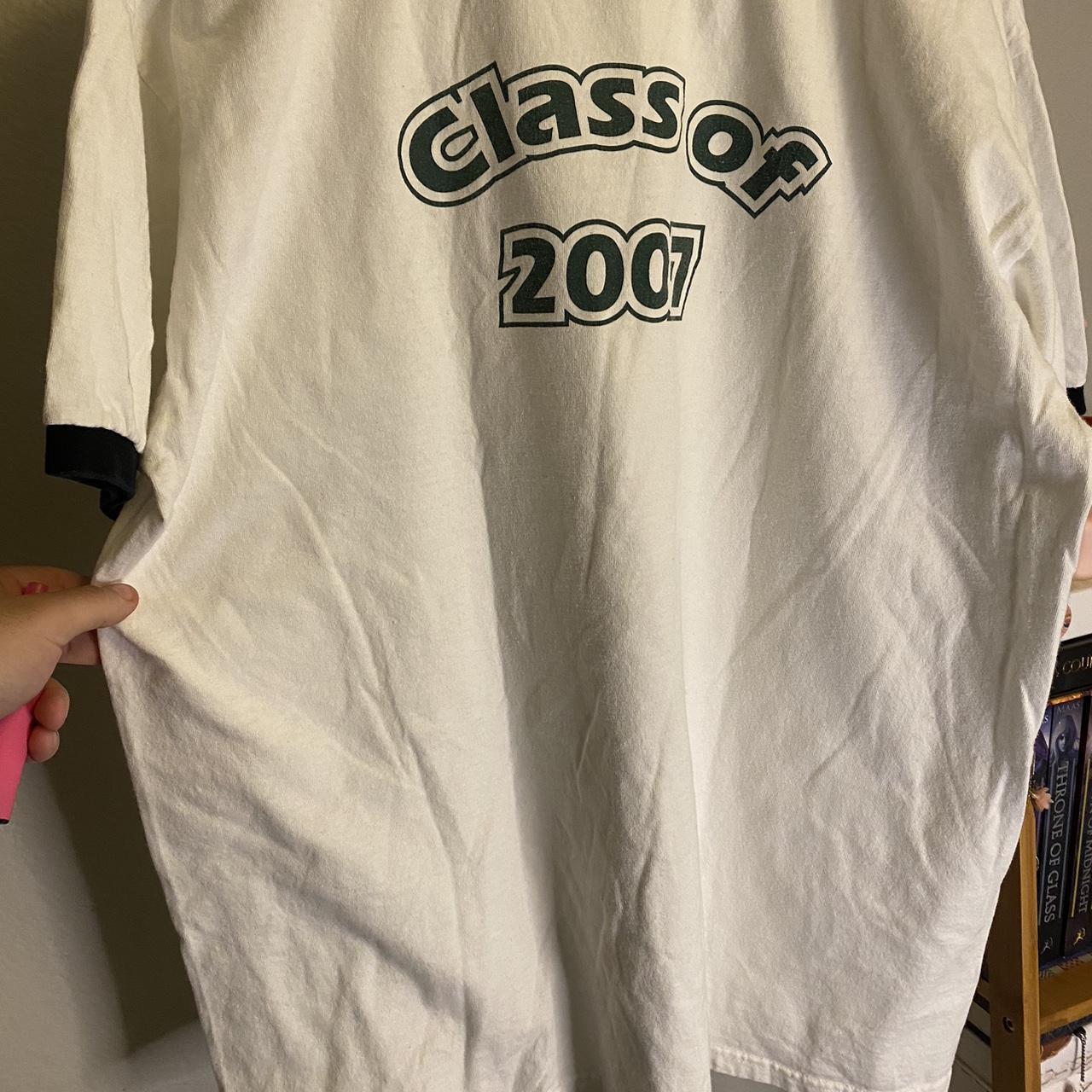 Vintage junior mints graphic shirt class of 07 size xl Depop