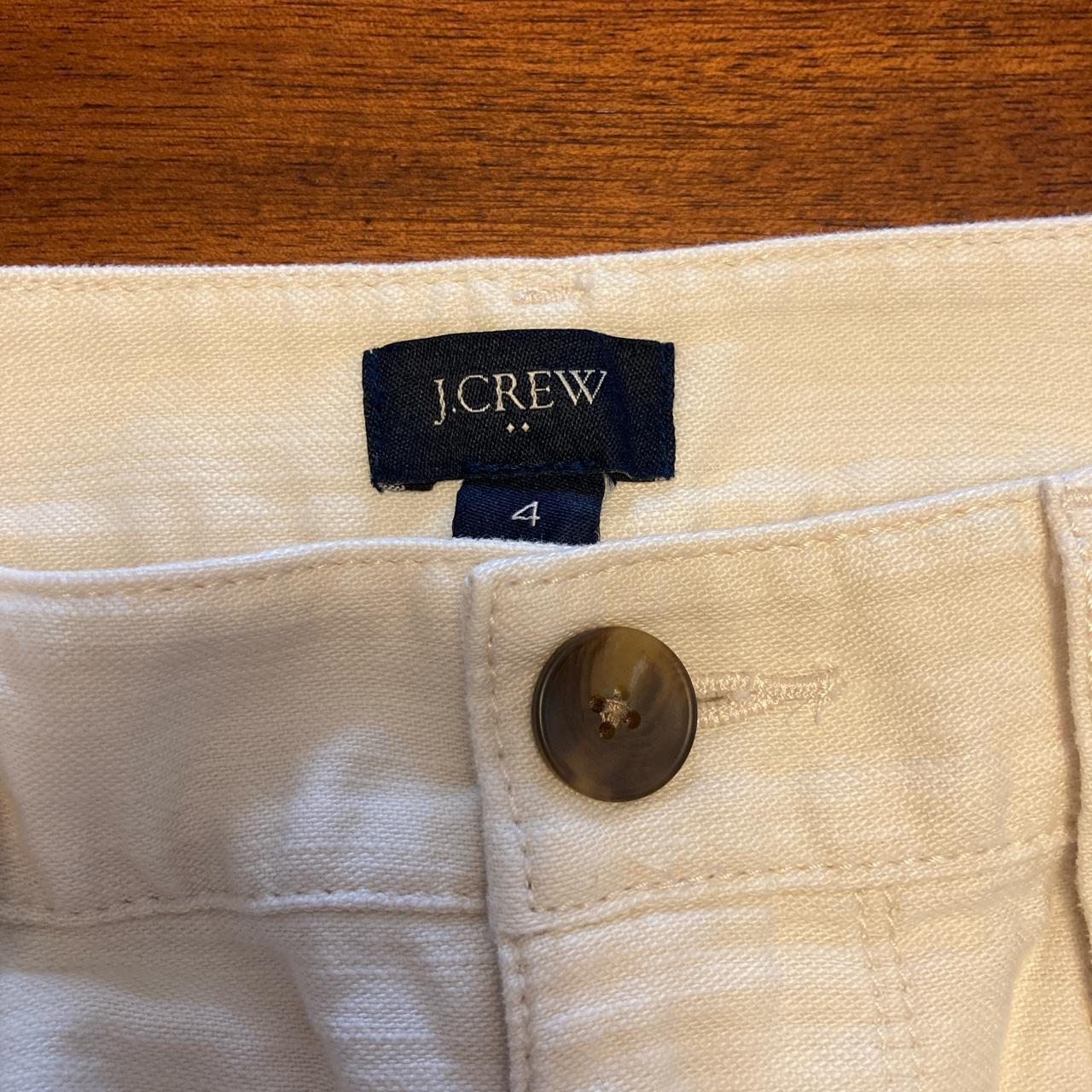 J. CREW WHITE WIDE LEG PANTS Perfect condition!... - Depop