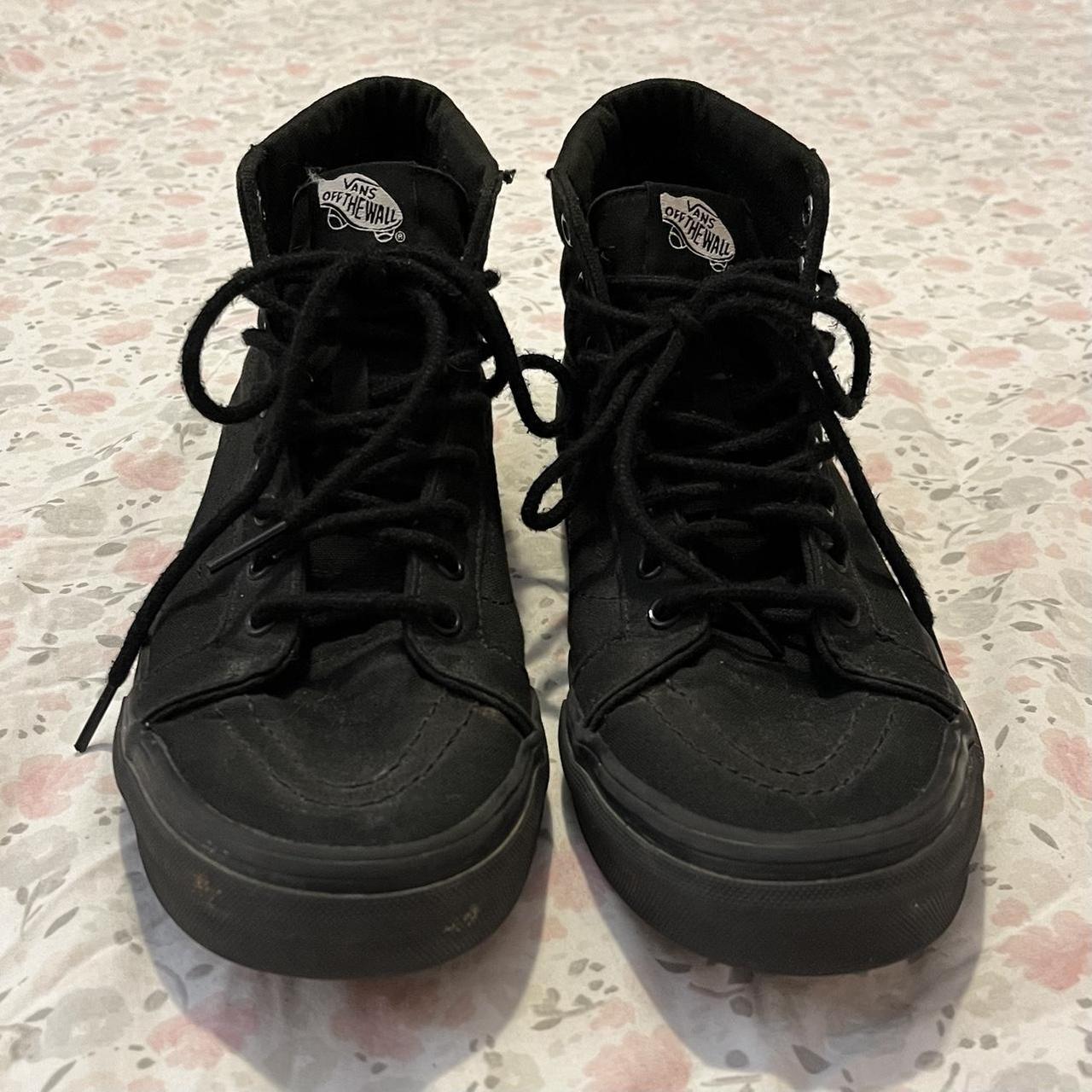 Vans Women S Black Trainers Depop   P0 