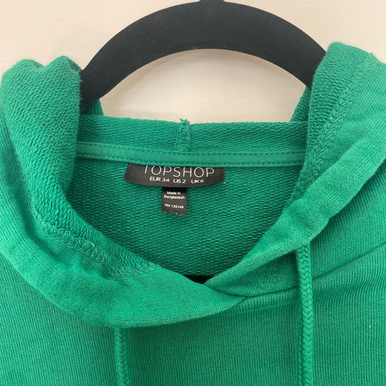 Mint green hotsell hoodie topshop