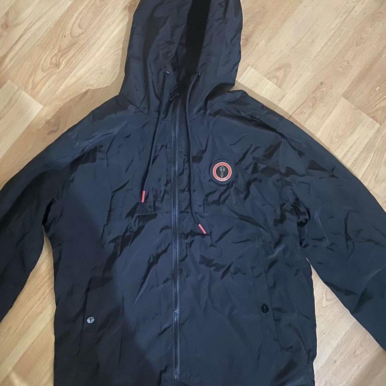 Trapstar Men's Black and Red Jacket Depop