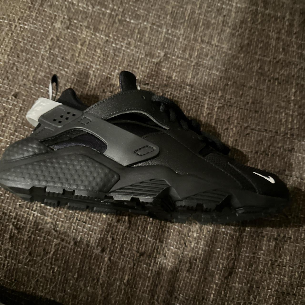 Brand new nike Huaraches Black Metallic Silver. Depop