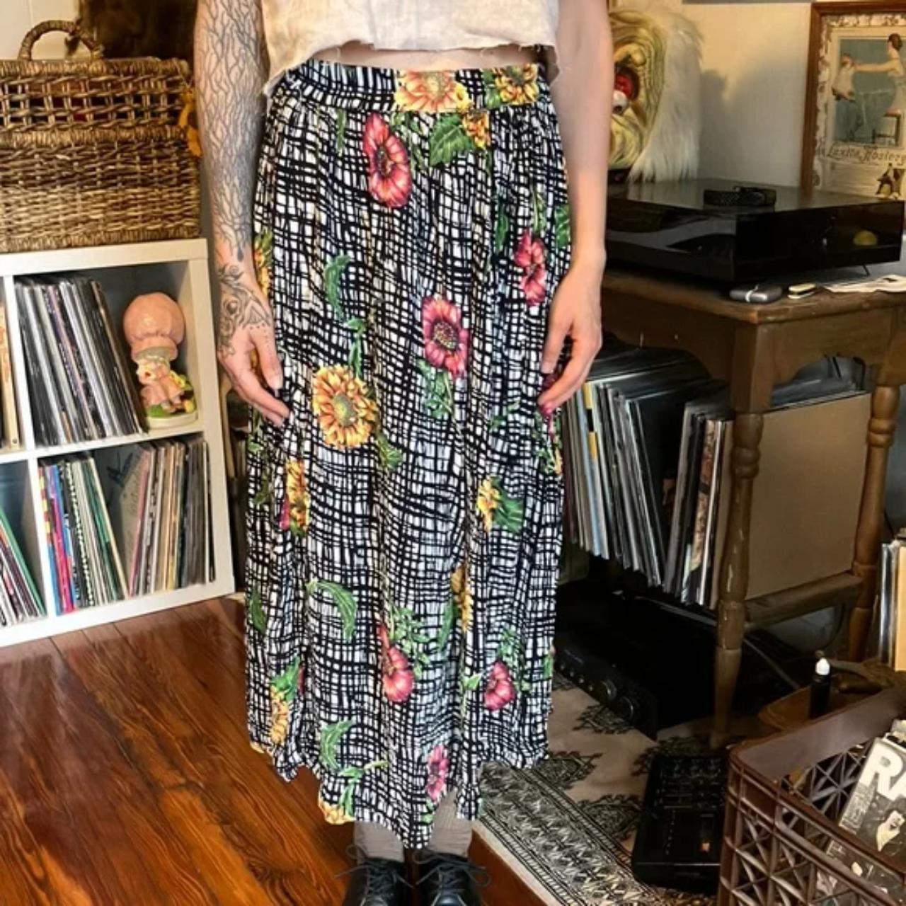 90s rayon skirt sale