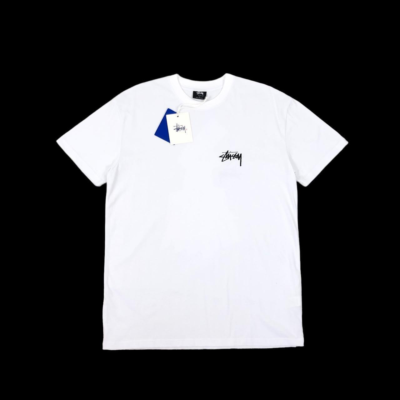 Stüssy Mens White T Shirt Depop