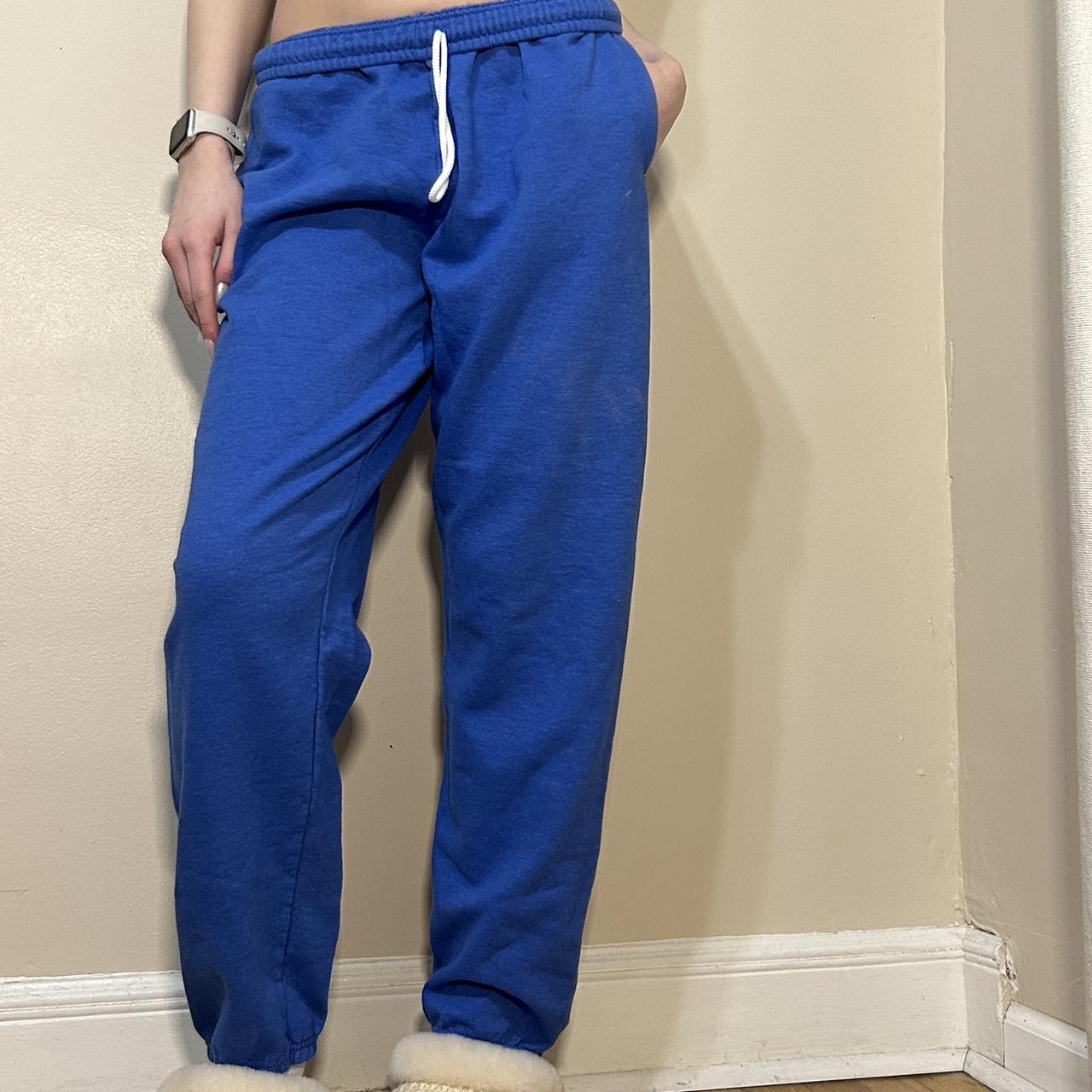 Hanes royal blue discount sweatpants