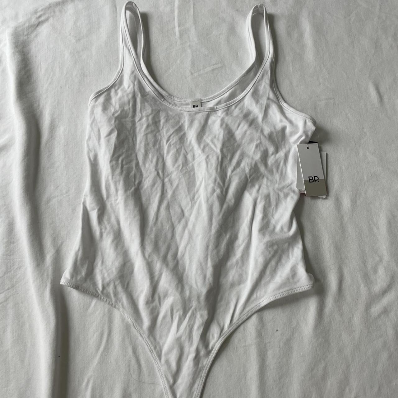 Nordstrom | BP | White Bodysuit | Size M | With Tags... - Depop