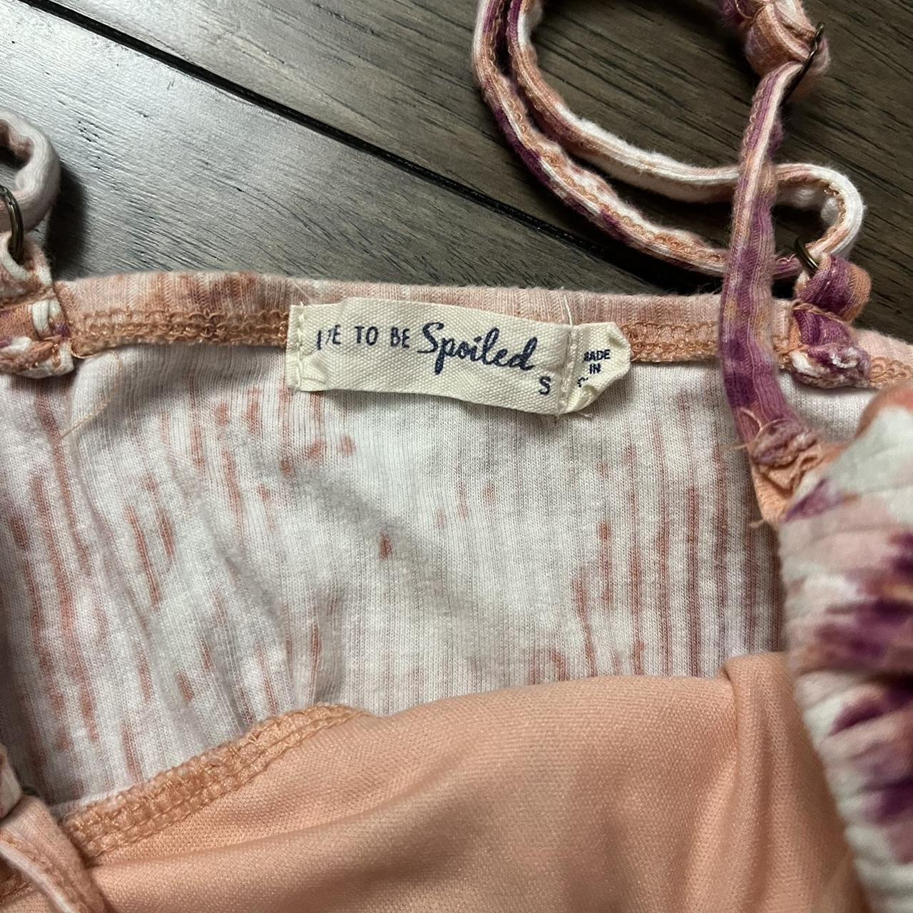 Live To Be Spoiled Women's Pink Vest (2)