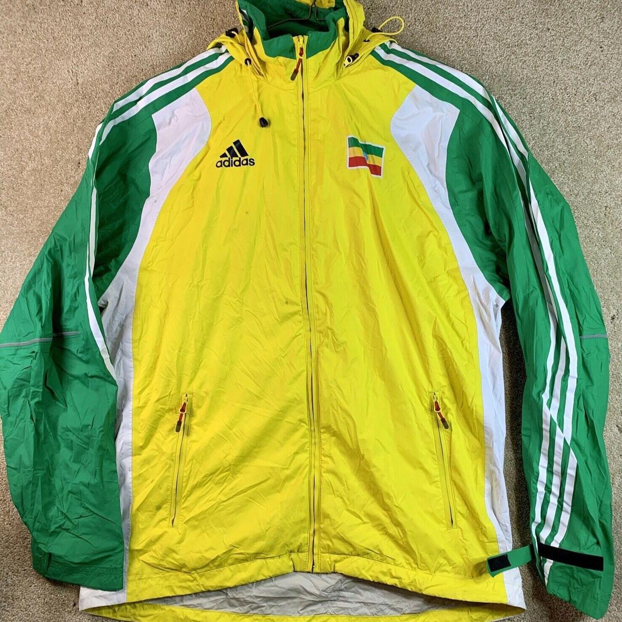 Rare Vintage Adidas Ethiopia Olympics Track Hooded. Depop