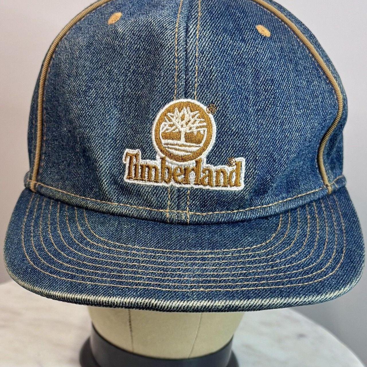 Ｔｉｍｂｅｒｌａｎｄ DENIM　CAP USA製 Timberland Men's Caps - Blue – Vintage Timberland Blue Denim