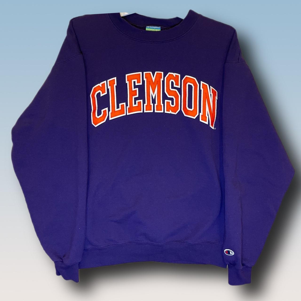 Champs Sports Men's Orange and Purple Sweatshirt | Depop