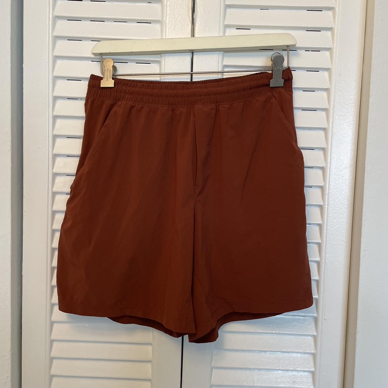 Lululemon burnt orange shorts - Depop