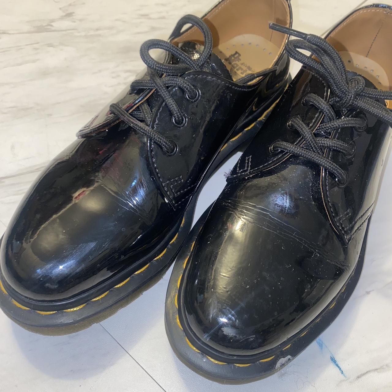Vintage made in English Oxford shoes - glossy -... - Depop