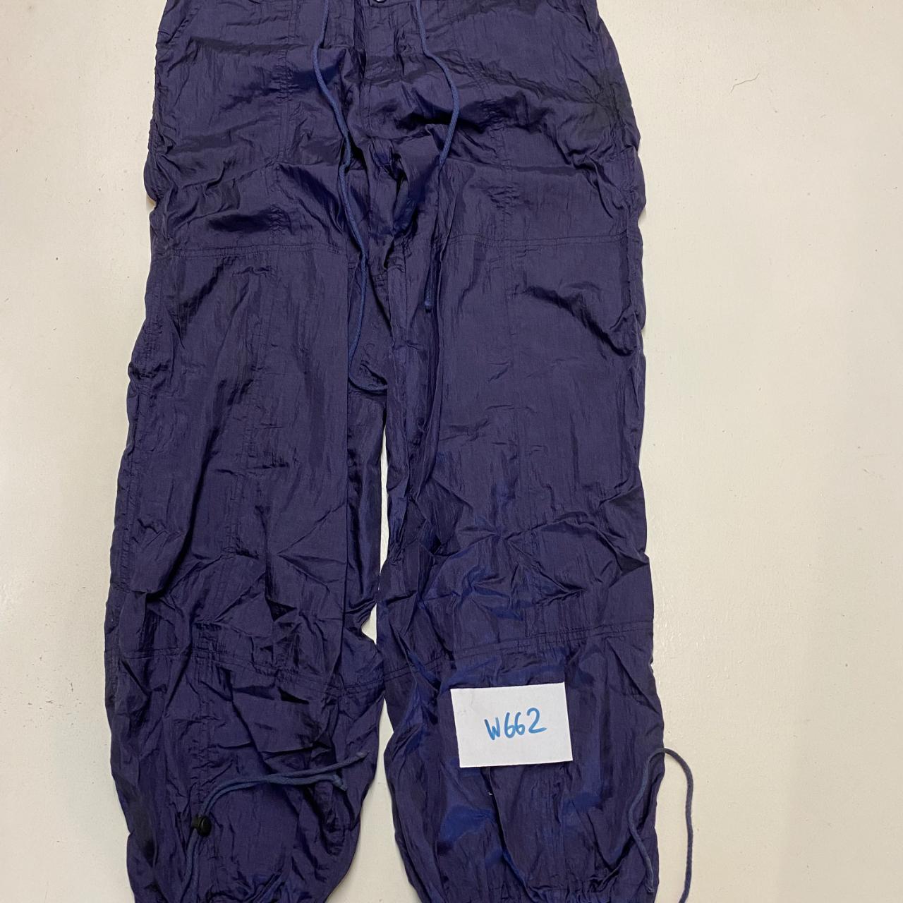 MOTEL ROCKS Phil Parachute Trousers in Navy XL -... - Depop