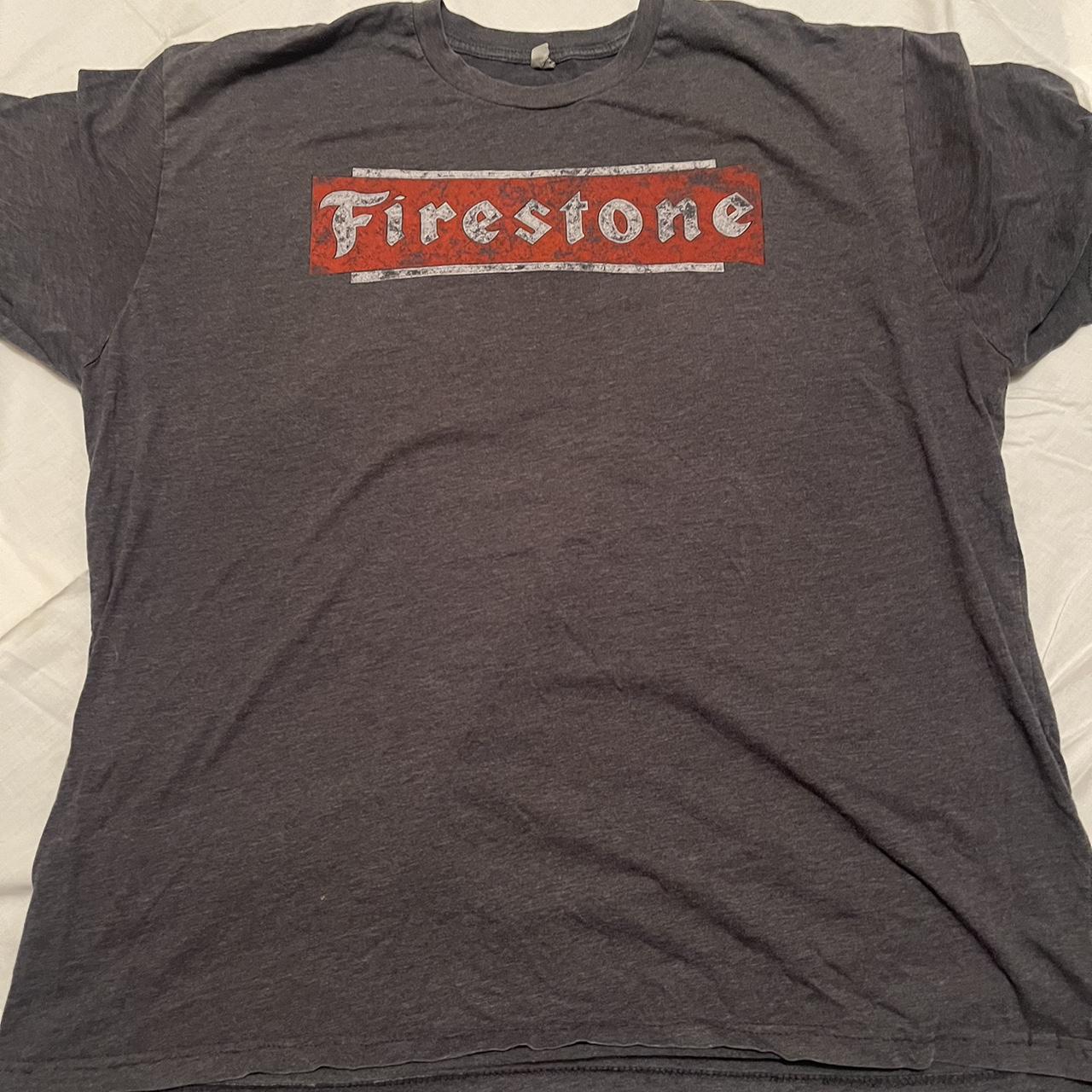 vintage firestone t shirt to tag looks to be large - Depop