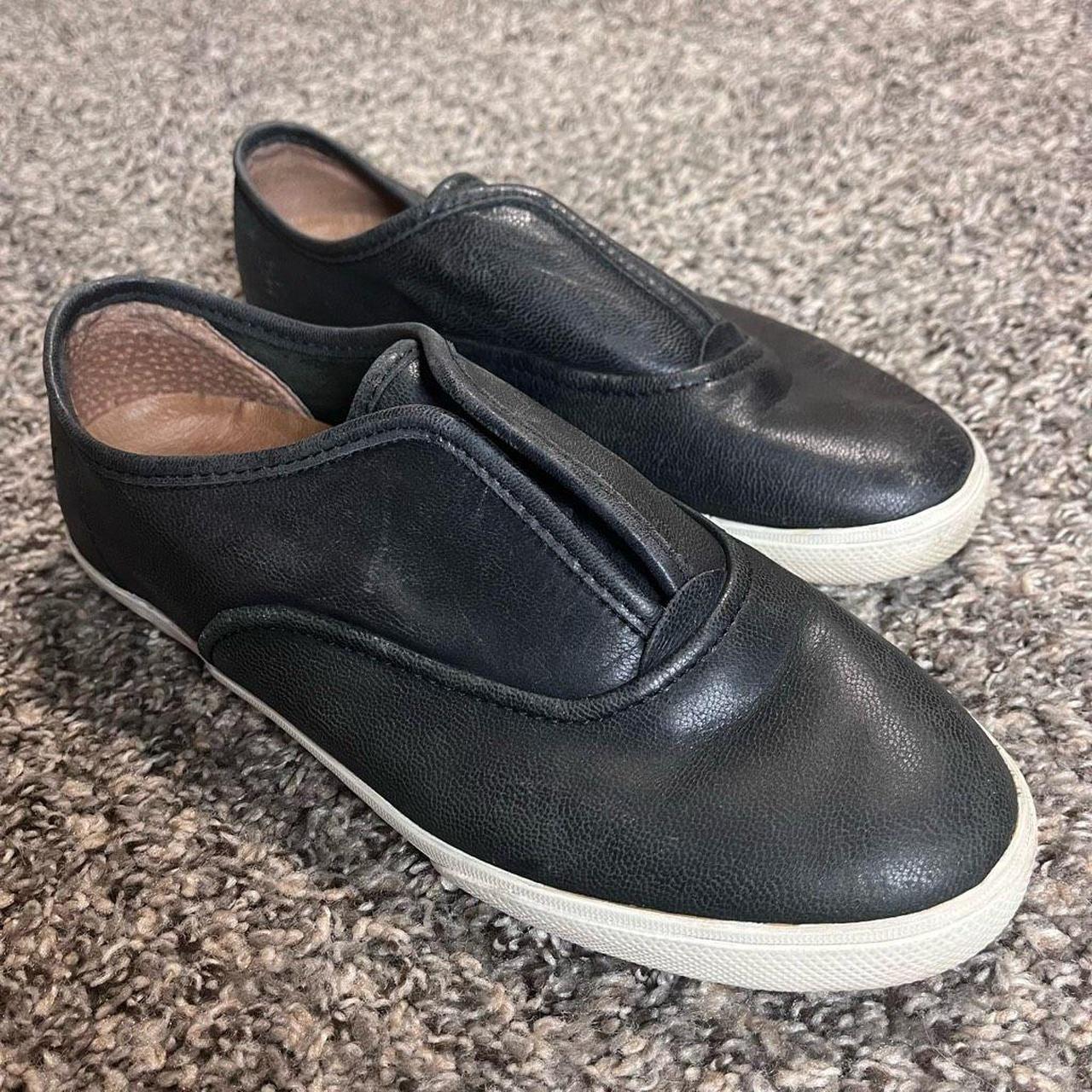 Frye mindy slip on sale on