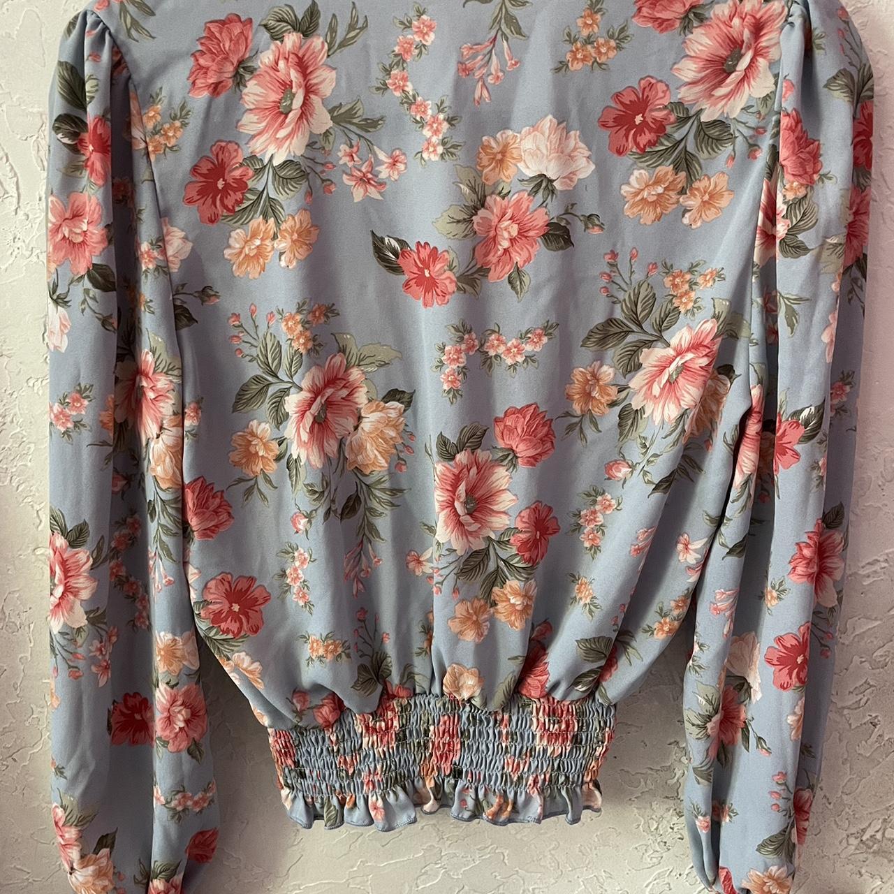 Pastel Floral Shirt. Worn few times Depop