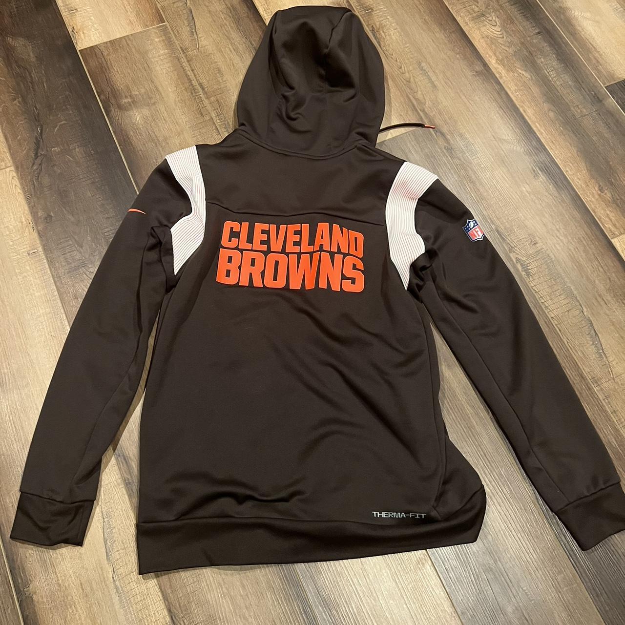 Nike Cleveland browns full front zip lightweight - Depop