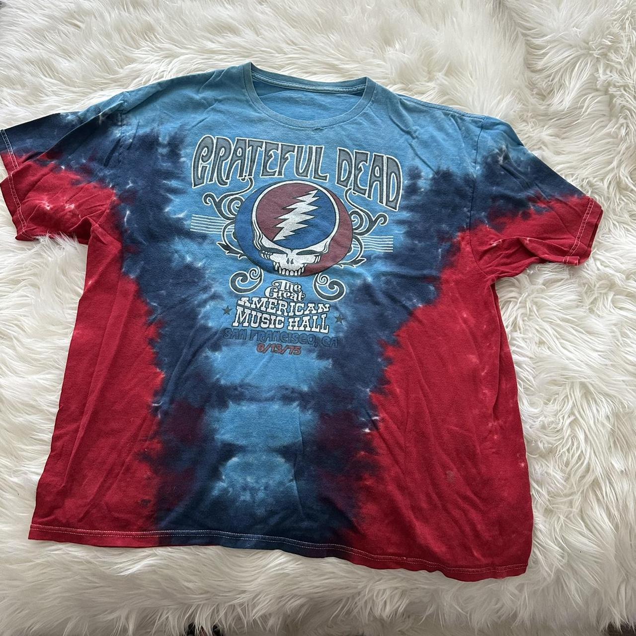 RARE grateful dead tie dye t shirt very swag and - Depop