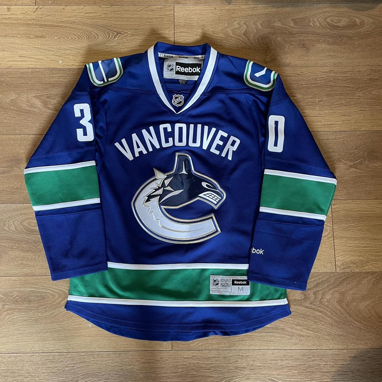 Vancouver Canucks Ryan Miller Reebok Medium Jersey... - Depop