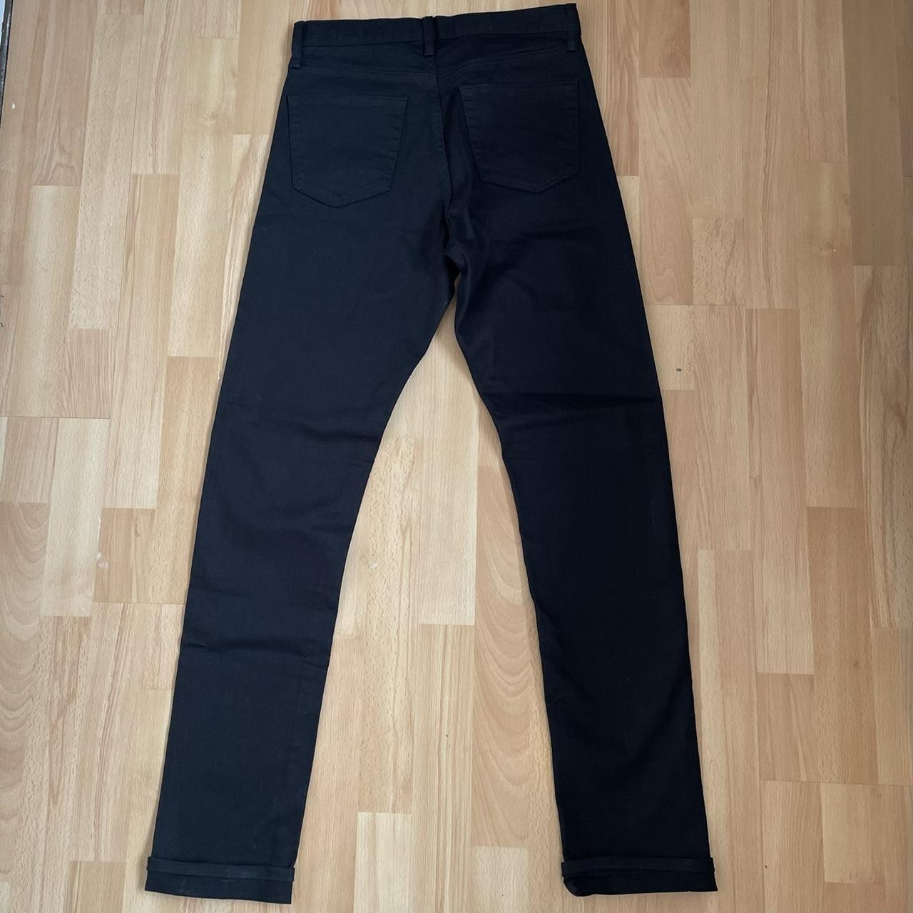 Uniqlo Selvedge Denim Black Jeans BNWT 28W... - Depop