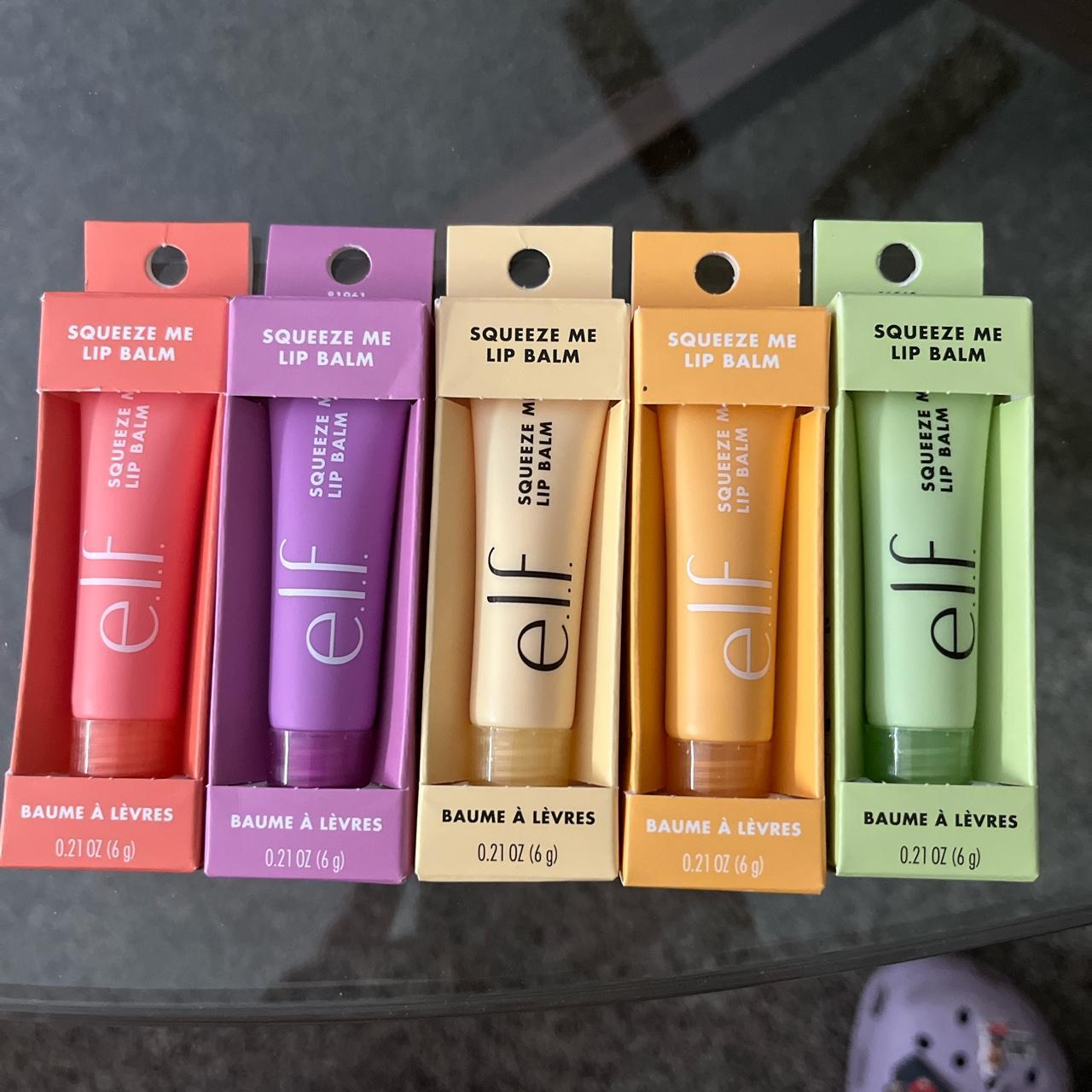 Elf squeeze me lip balm in all five flavors... - Depop