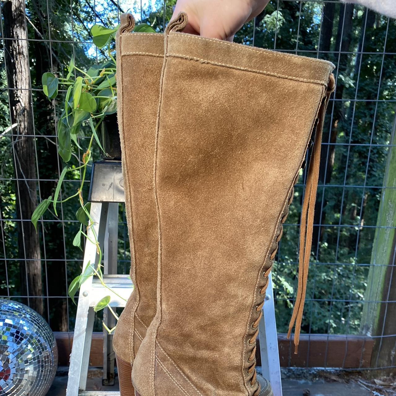 Michael kors clearance tan boots