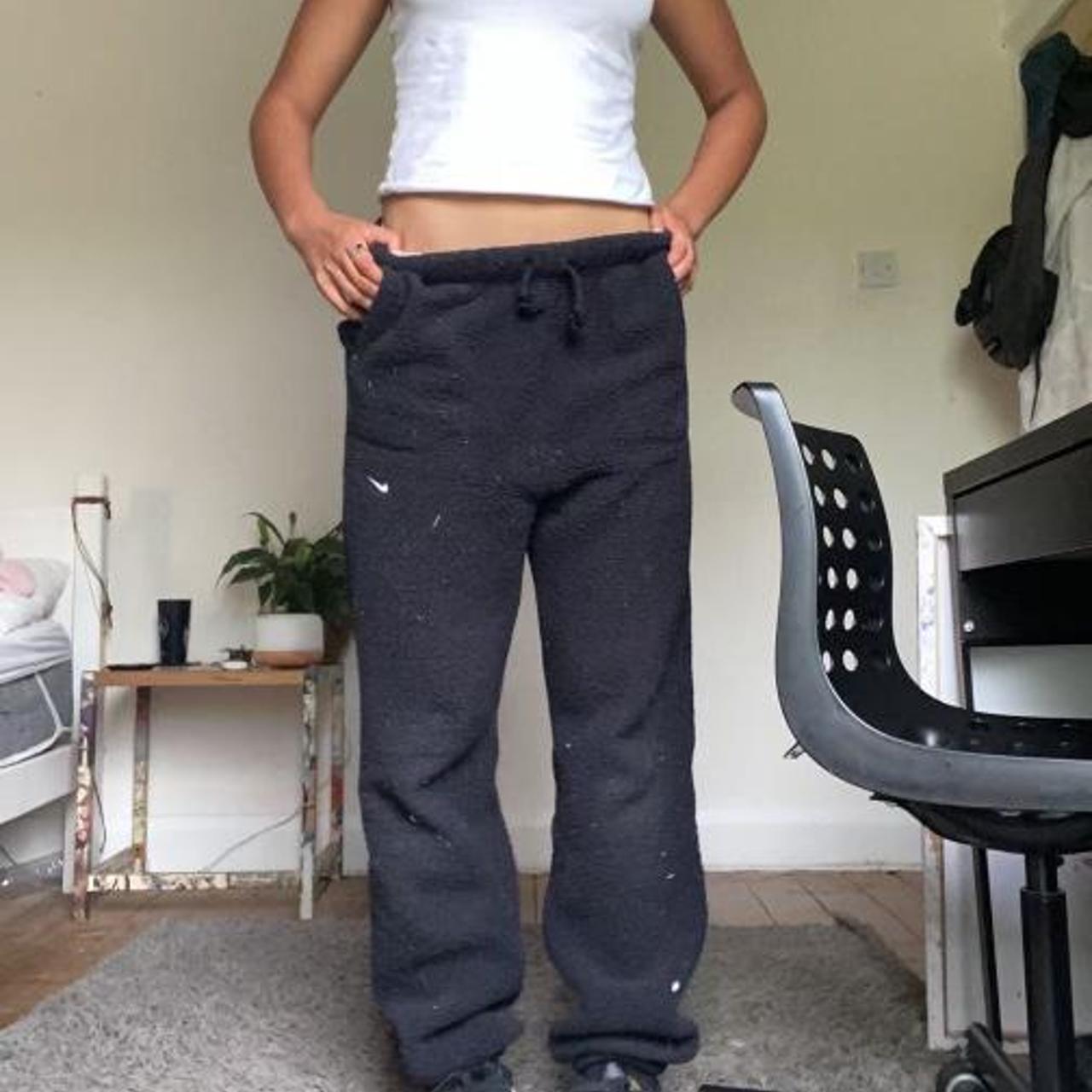 fuzzy nike joggers womens