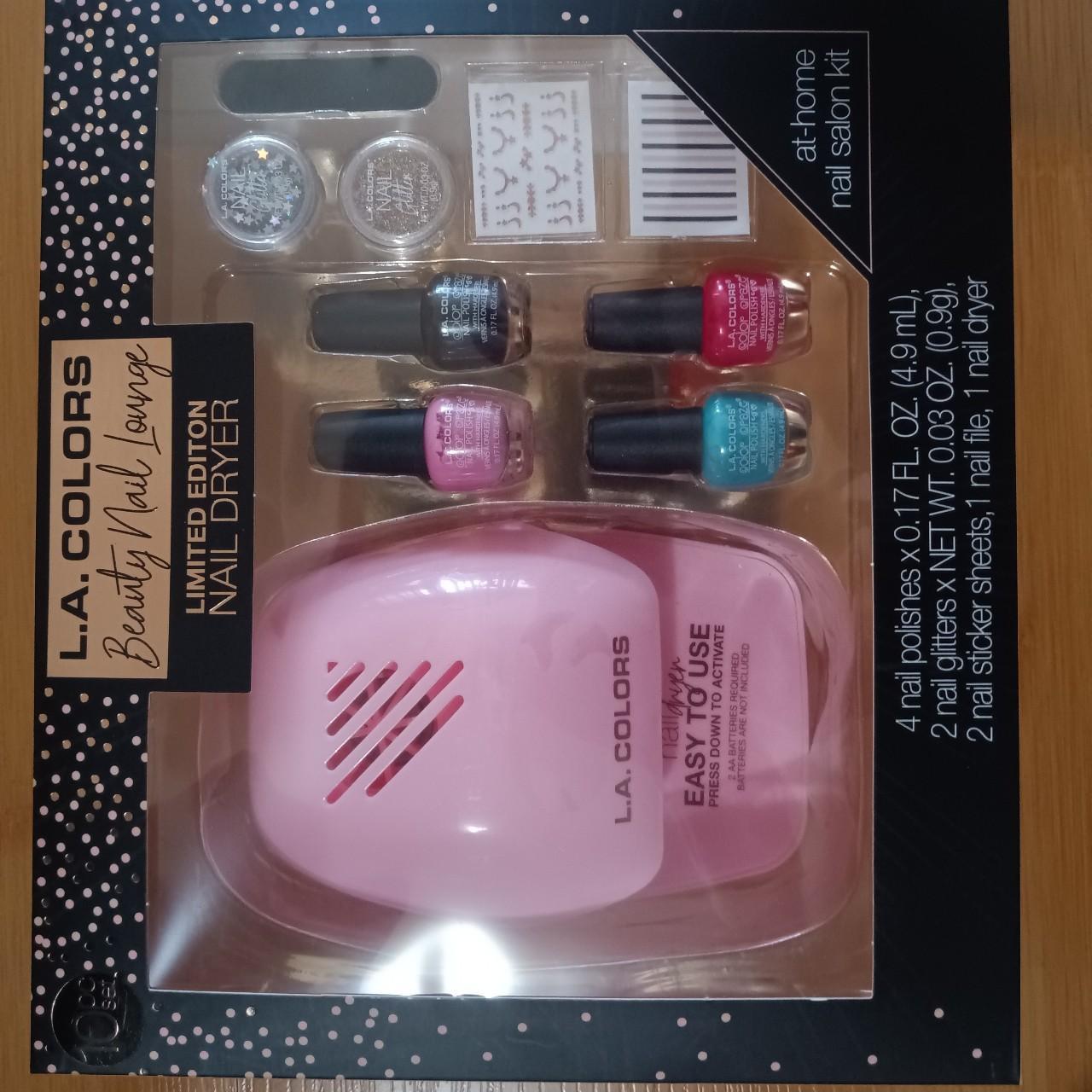 At home nail salon kit. LA Colors nail lounge... Depop
