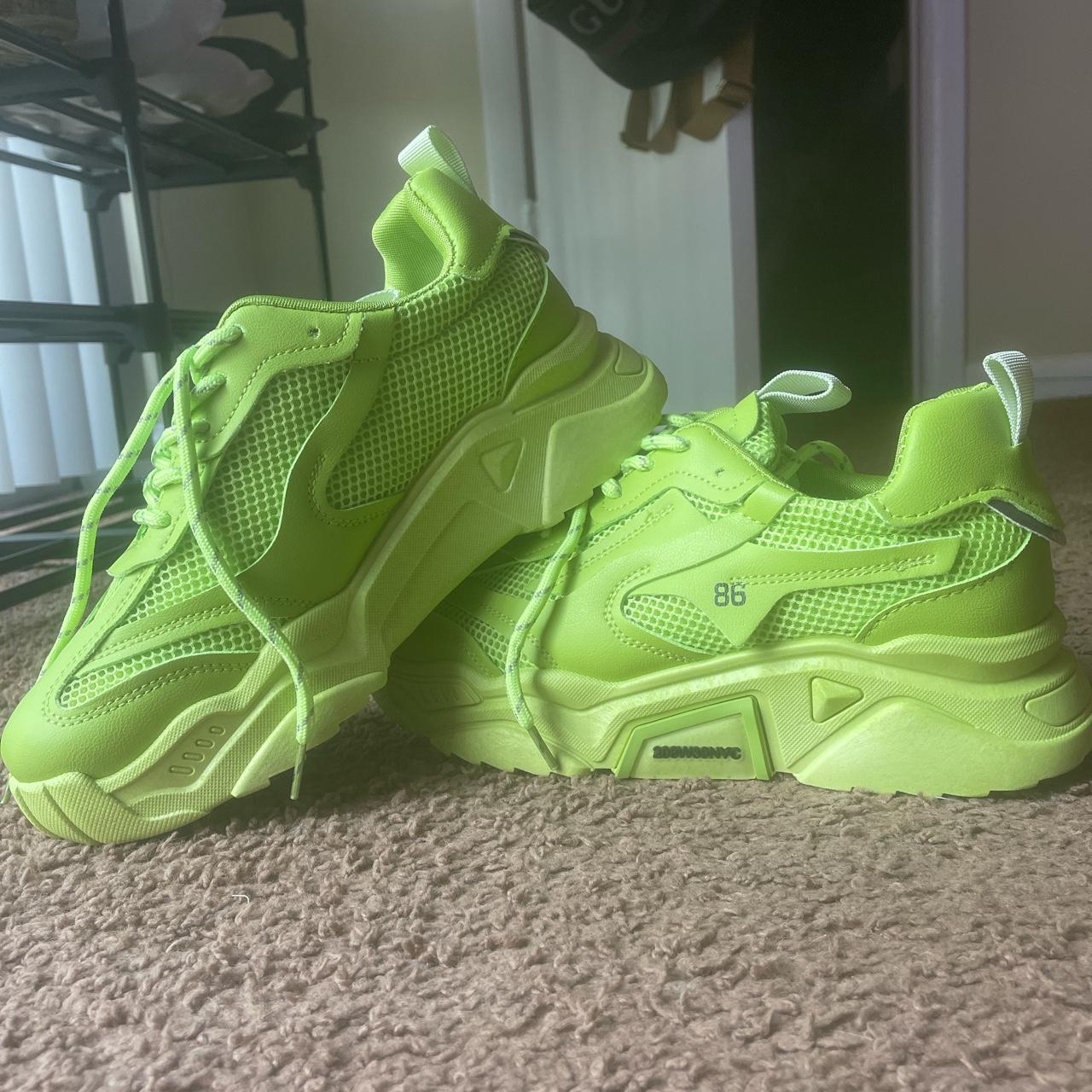 Lime green clearance trainers womens