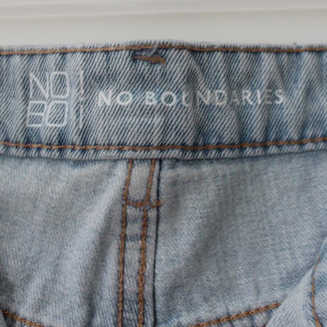 No Boundaries Juniors' Super High Rise Mom Jeans 