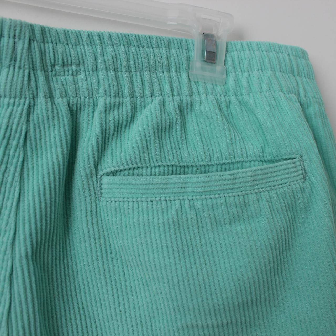 No Boundaries Men's Corduroy Shorts Color Aqua Size - Depop