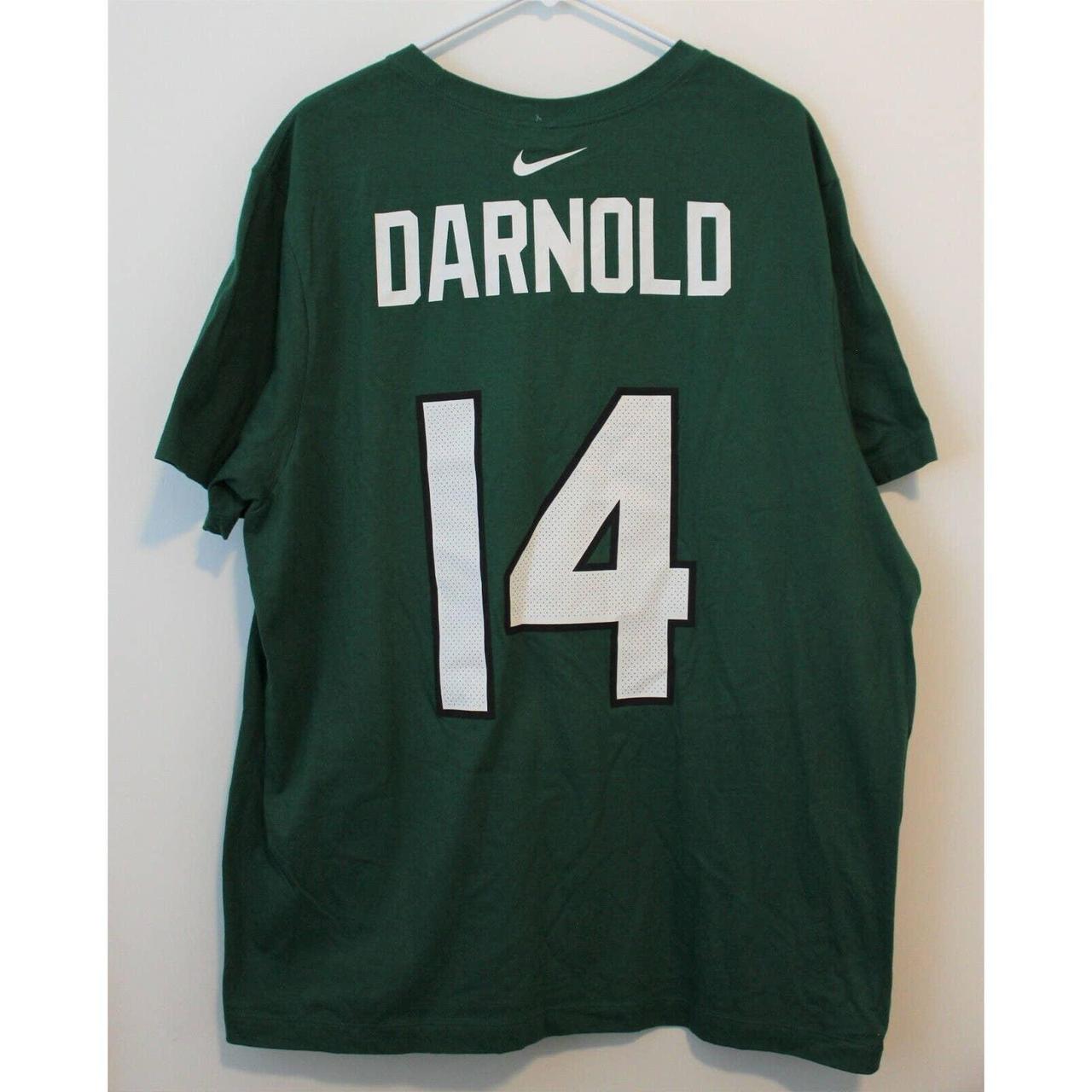 Authentic Nike New York Jets #14 Sam Darnold Green Jersey Men's L