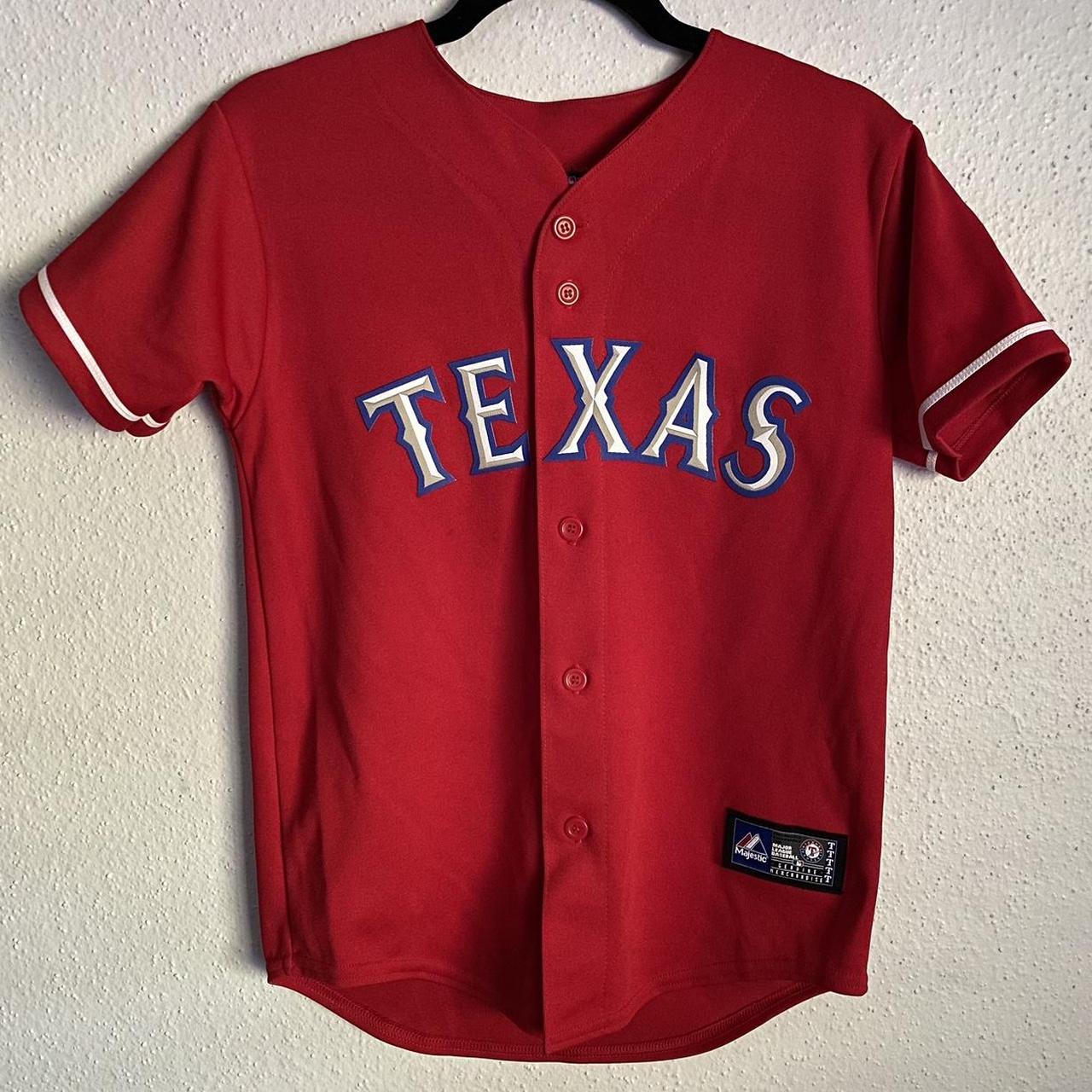 Majestic Texas Rangers 2010 World Series Red - Depop