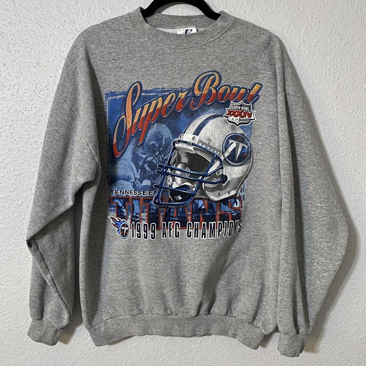 Vintage 90s / 00s Tennessee Titans sweatshirt in a - Depop