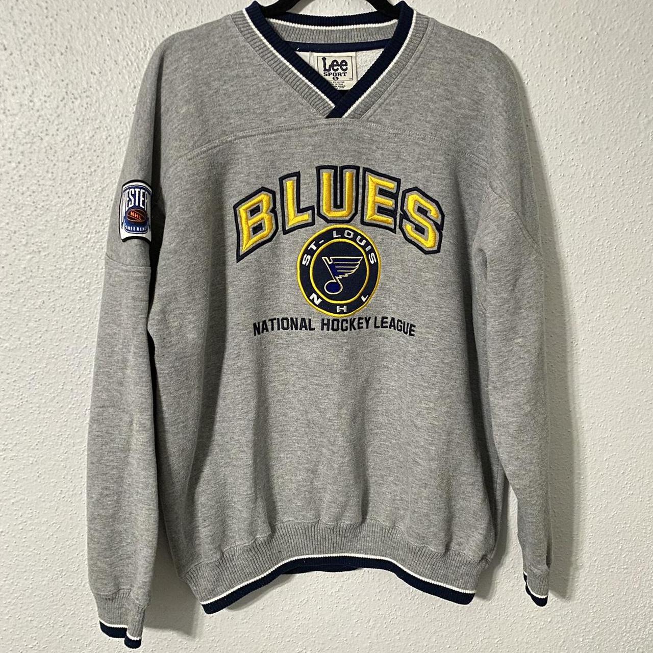 St. Louis Blues vintage sweatshirt size - Depop