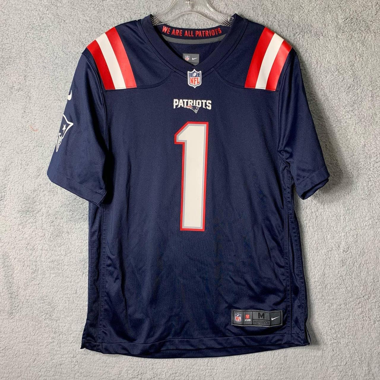 NFL, Shirts, Mens Patriots Jersey Medium Smoke Free Home