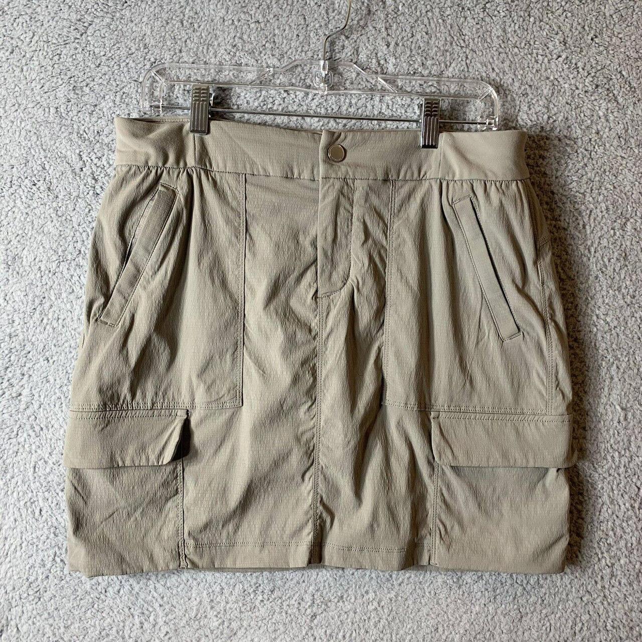 Tan running outlet skirt