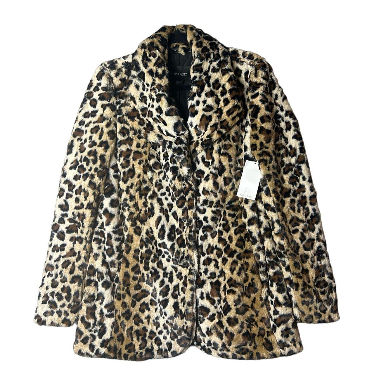 Karen kane long on sale faux fur coat