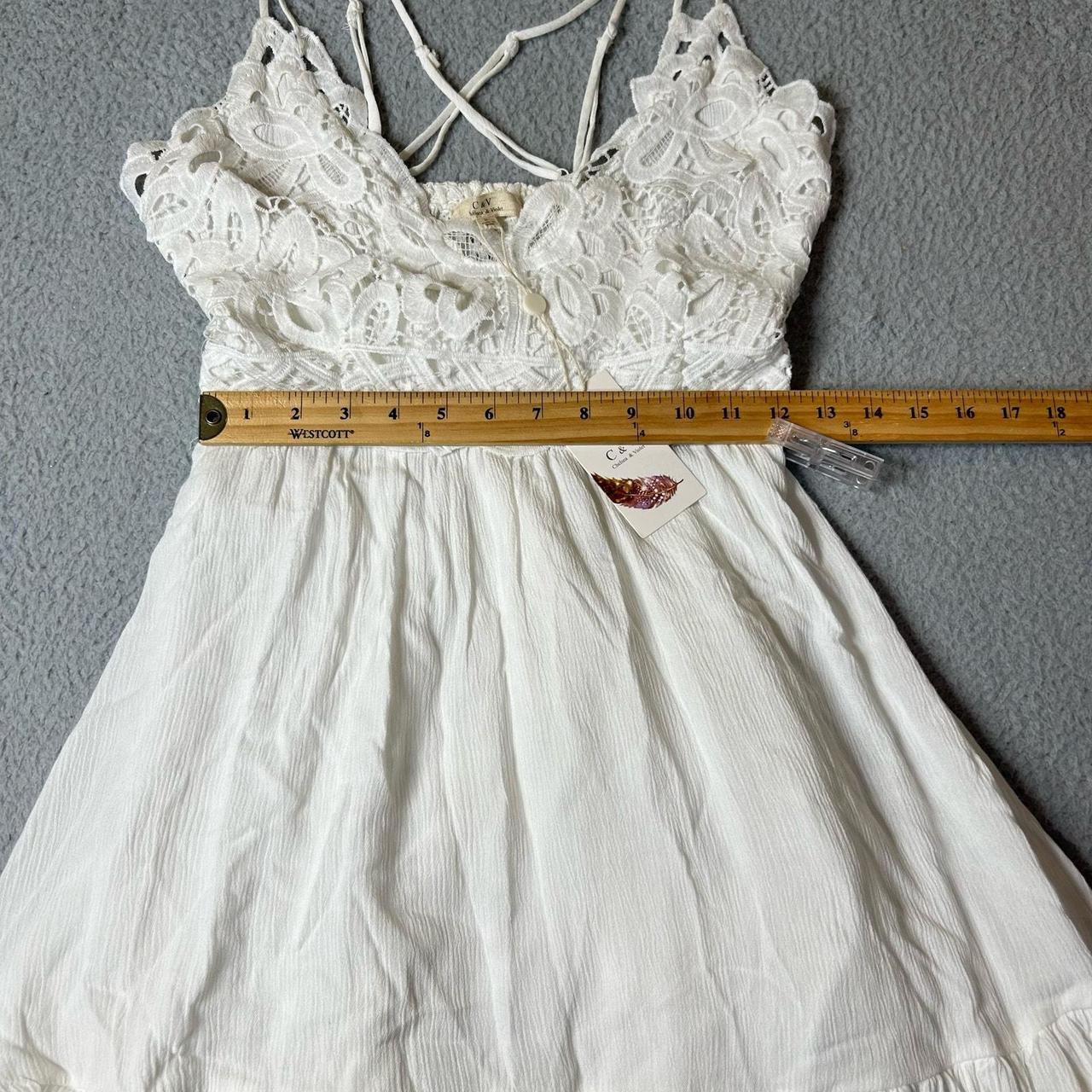 Chelsea Violet Dress Womens Juniors S White Lace. Depop