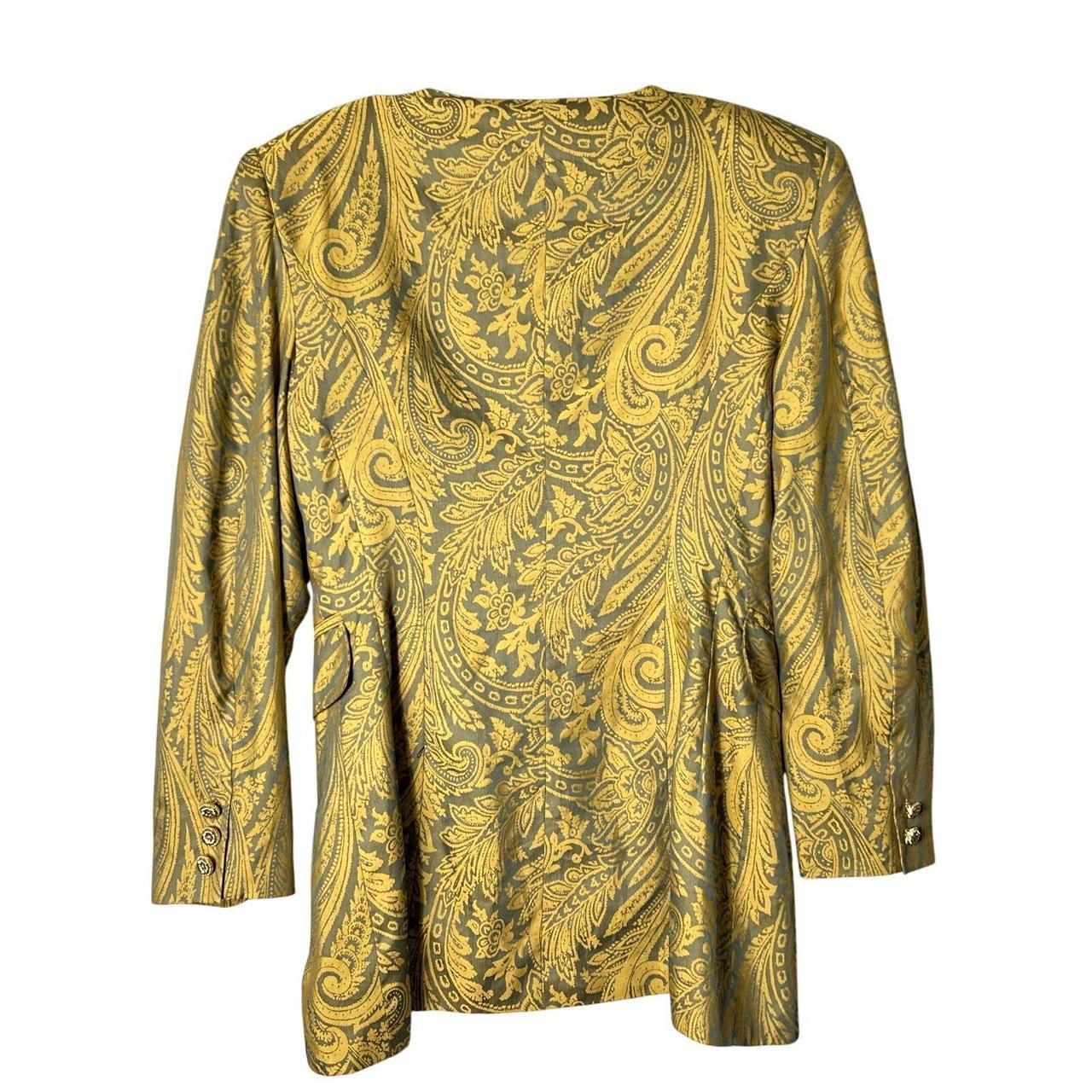 Source Unknown Women's Tailored jacket - Yellow/G… - image 2