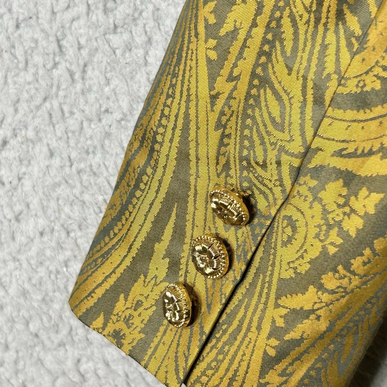 Source Unknown Women's Tailored jacket - Yellow/G… - image 4