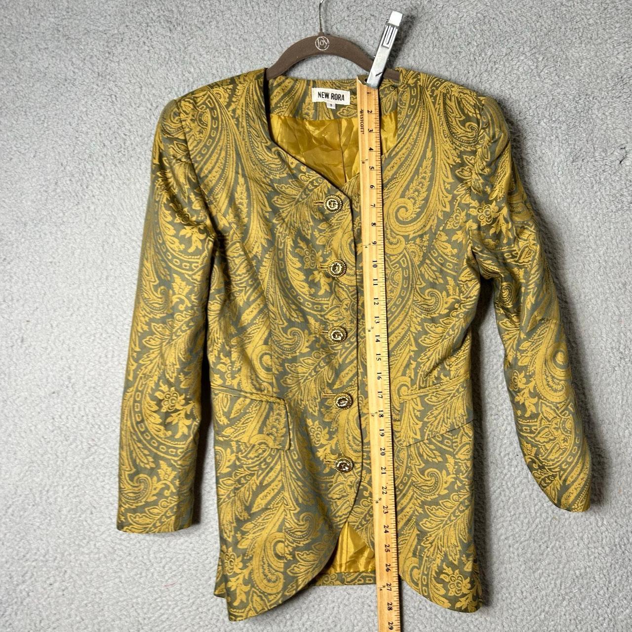Source Unknown Women's Tailored jacket - Yellow/G… - image 6