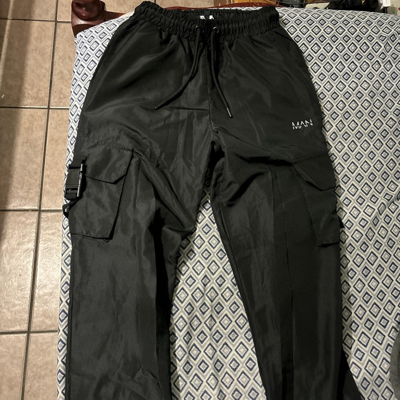 Boohooman black cargo pants Depop