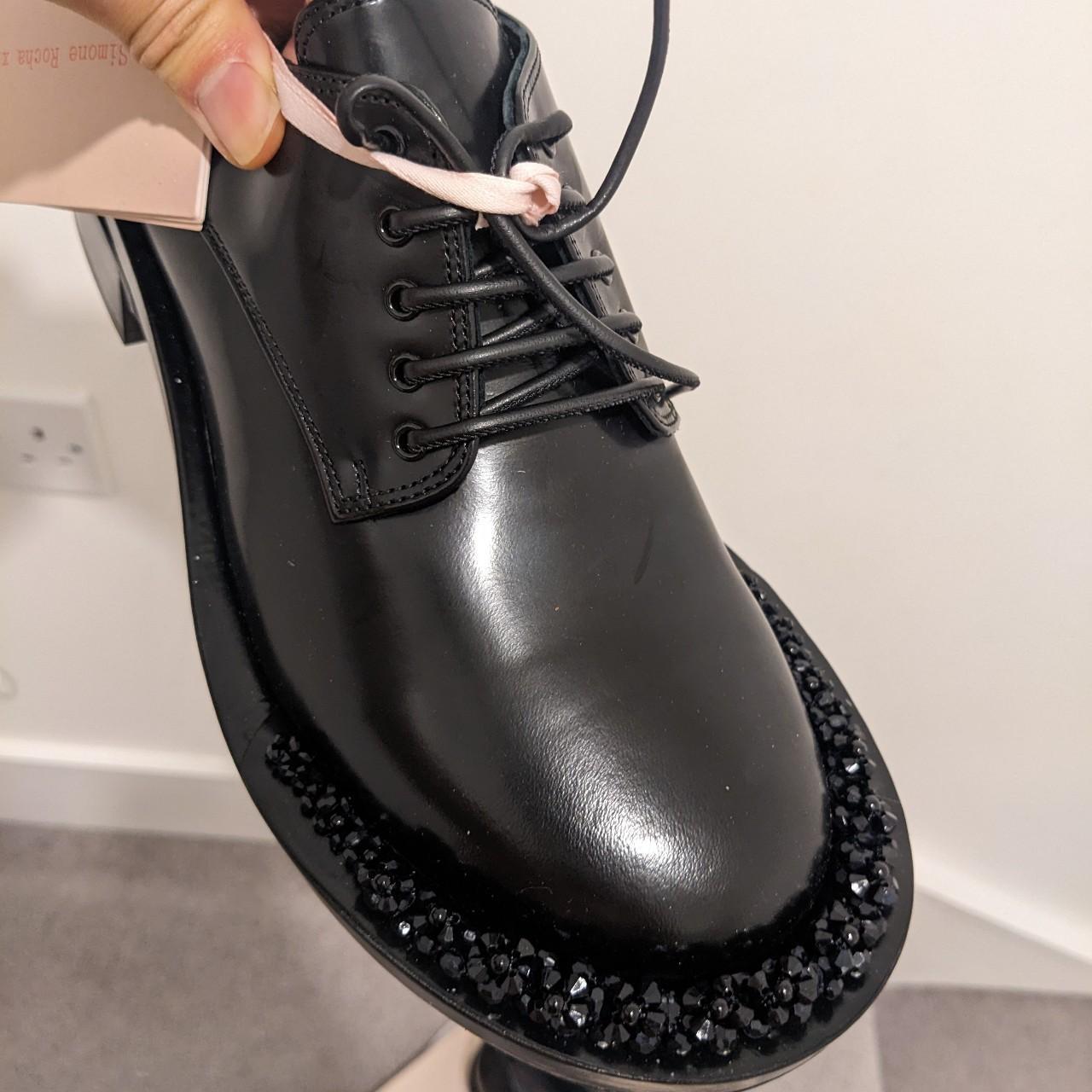 期間限定靴下付★新品★Simone Rocha× レザーダービーシューズ 期間限定靴下付☆新品☆Simone Rocha×H&M レザーダービー