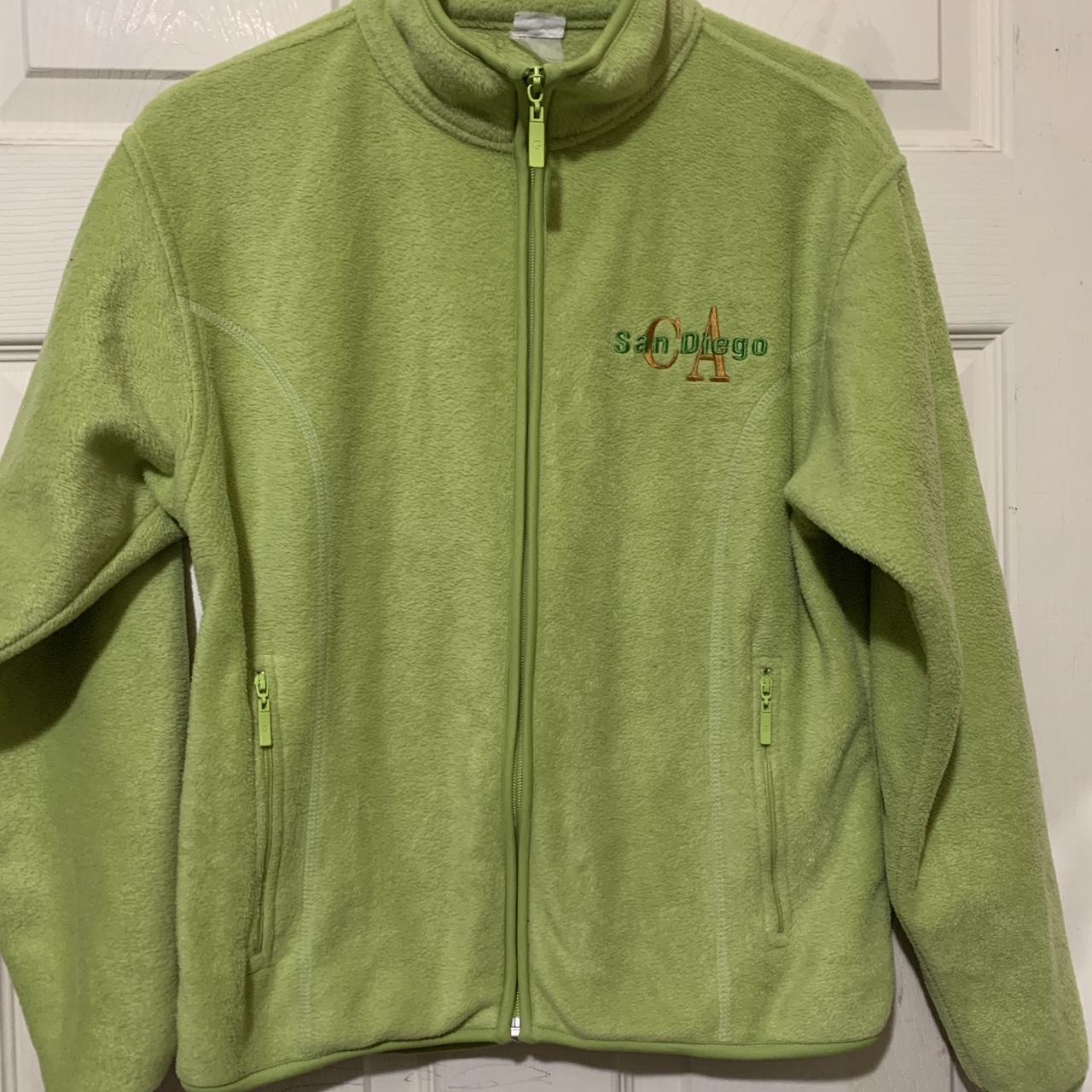 Light green jacket! Is like a size S, in good... - Depop