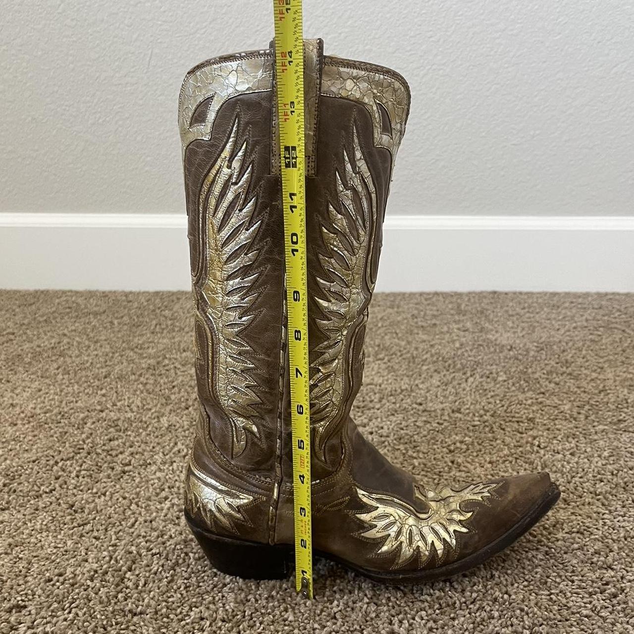 Vintage Gold Boots Old Gringo (Price | Depop