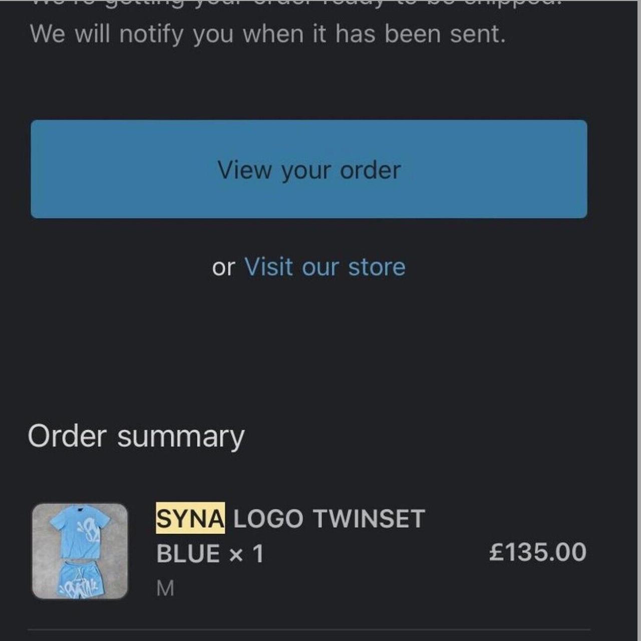 SYNAWORLD Tshirt And Shorts Set, Central Cee. Sizes... - Depop