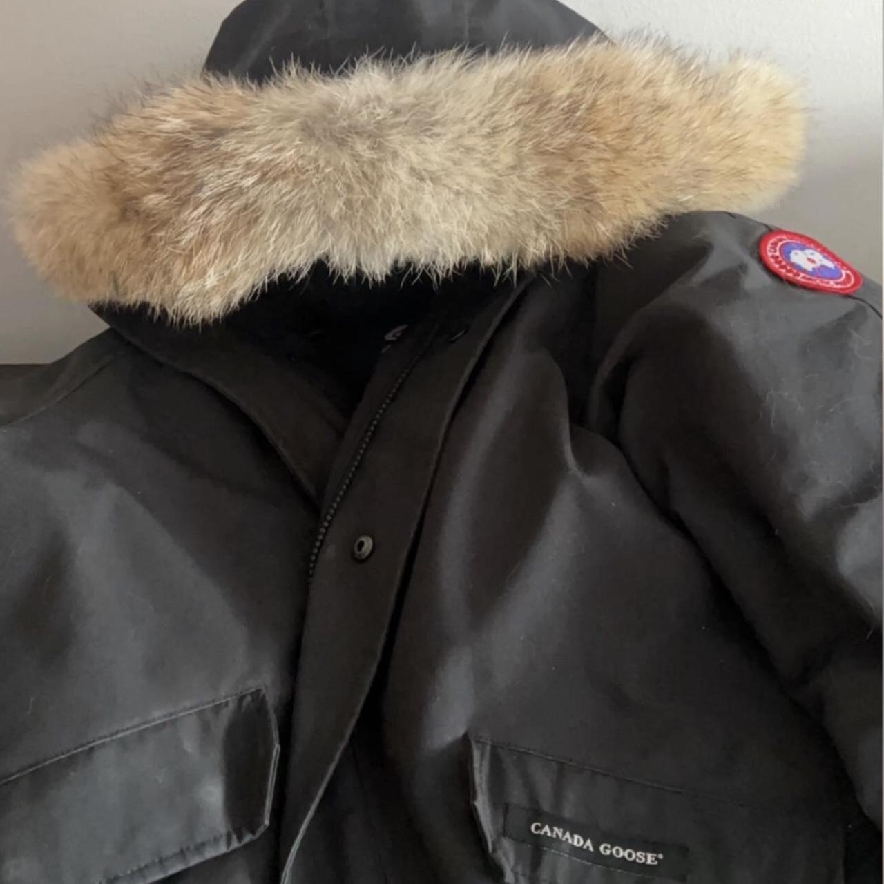 Canada Goose Women's Black Jacket | Depop