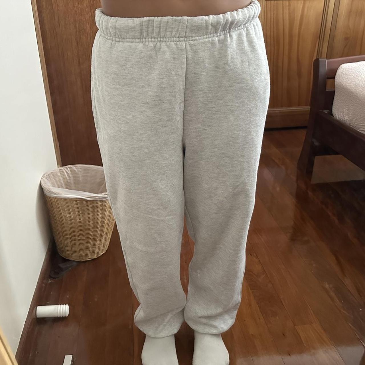 supre grey trackies size xxs super soft and... - Depop