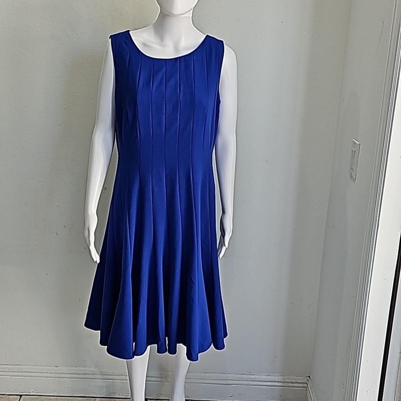 Royal blue calvin klein skirt sale